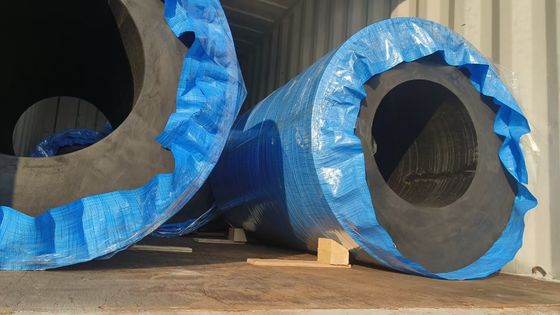 مقاومت در برابر خوردگی لوله های لاستیکی با طول 1000-5000 میلی متر قطر 100-2000 میلی متر ایده آل برای استفاده در بنادر ساحلی و کشتی سازی