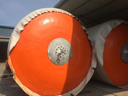 گلگیرهای پرشده با فوم با دوره 24 ماهه، D3.0m X L5.0m، انحراف 60 درصد، راه حل محافظت از اسکله دریایی با دوام