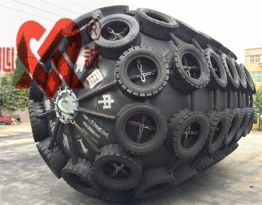 گلگیرهای دریایی بادی 3.3x6.5 متر، نوع یوکوهاما، لاستیک طبیعی